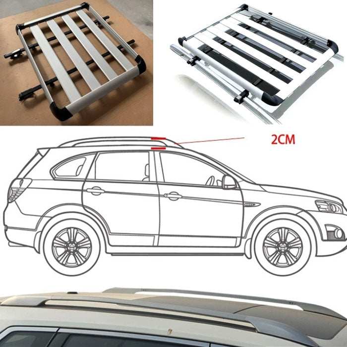 Багажник за покрив 512 (127x96 см) + напречни греди — модел 05067