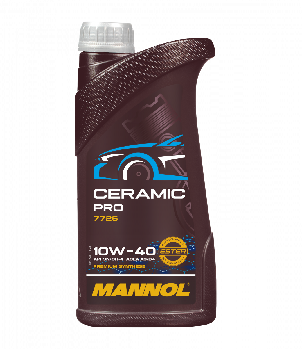 MANNOL 10W40 CERAMIC Pro Synthetic /7726 -1L